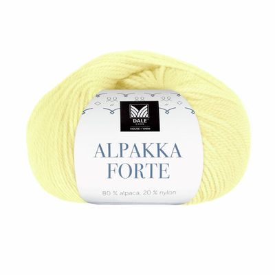 Alpakka Forte - Frg: 747 Lys gul