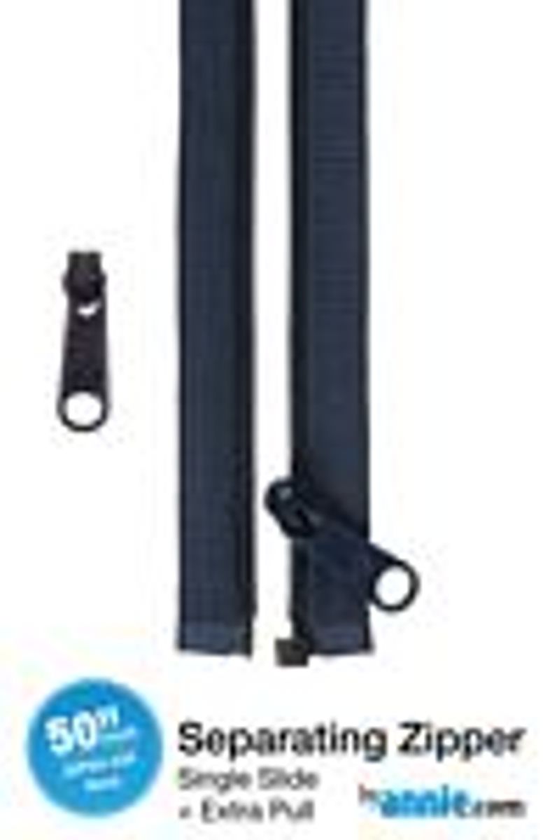 By Annie Separating Zipper NAVY, 50